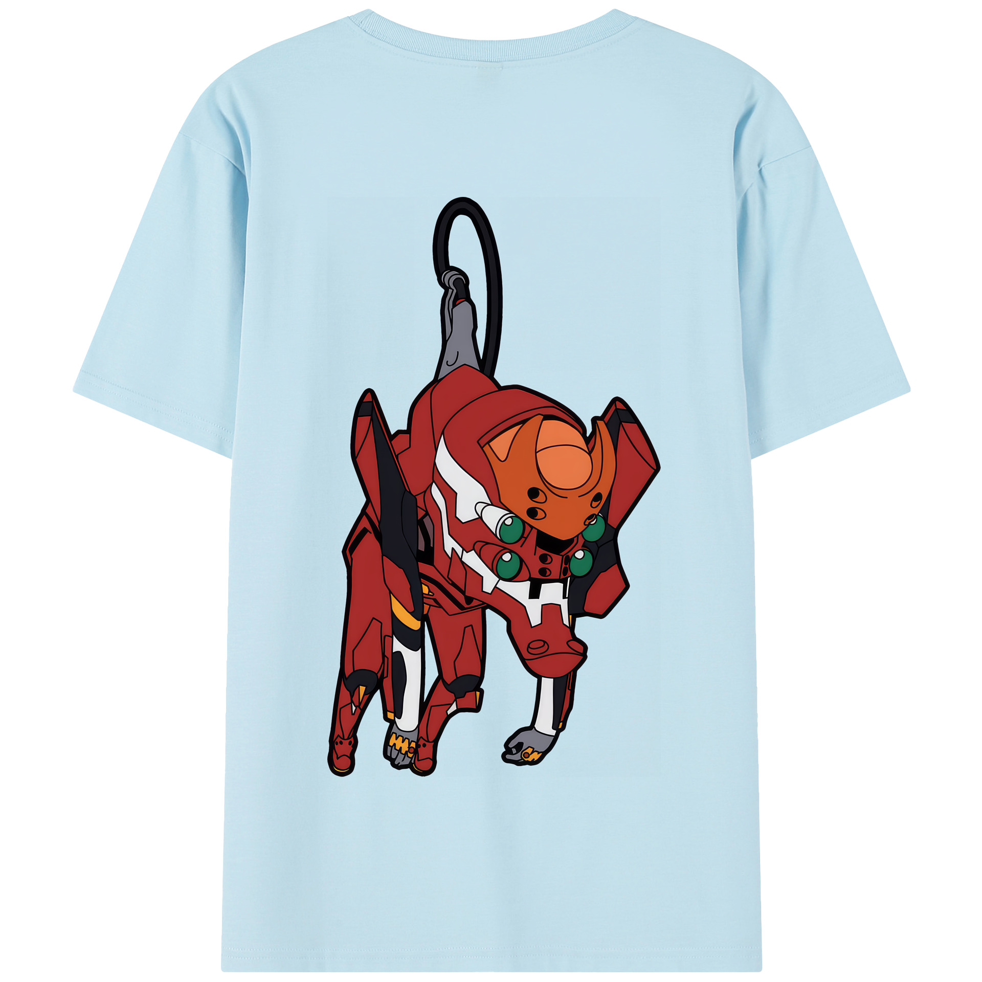 （画像用） EVA 新世紀エヴァンゲリオン 綿100％半袖Tシャツ（背面プリント）